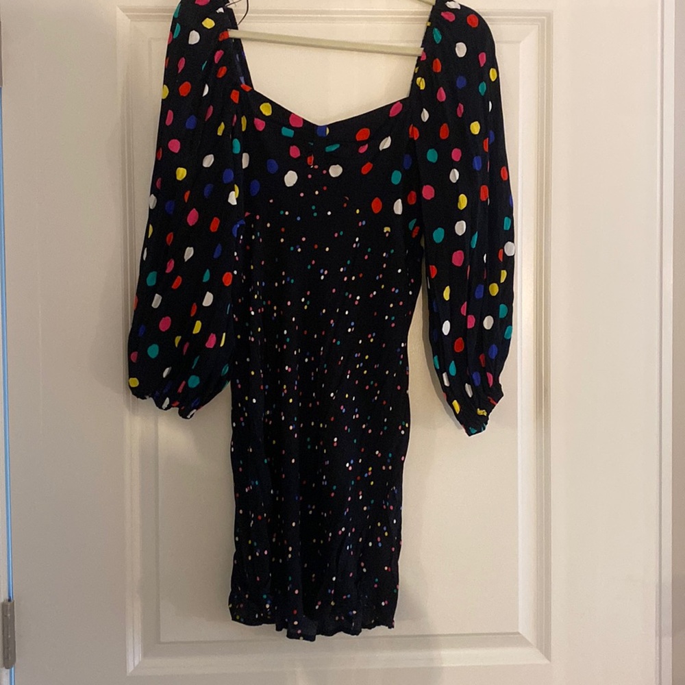Black Colorful Dress